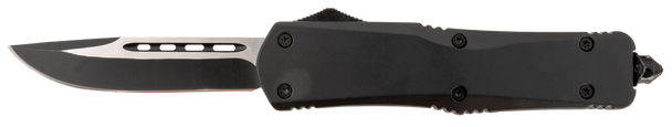 Steel River Knives Spartan, Spartan T624-b-dp       Drop Pnt Blk/slver