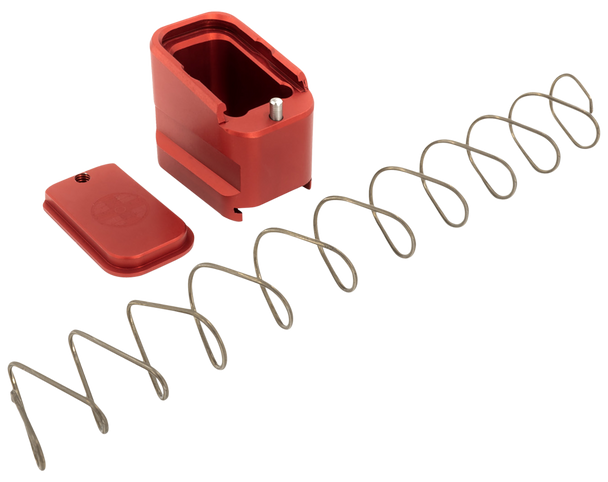 Shield Arms Magazine Extension, Shield G19-me-5-red     G19 +5 Mag Extension