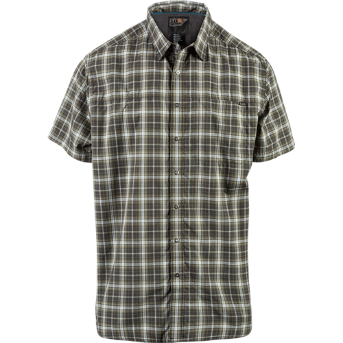 Hunter Plaid S/s Shirt - 5-71374047XS