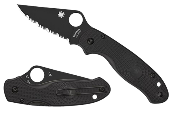 Spyderco Para 3, Spy C223pbbk       Para 3 Lightweight Black Blade Spyderco Para 3, Spy C223pbbk       Para 3 Lightweight Black Blade