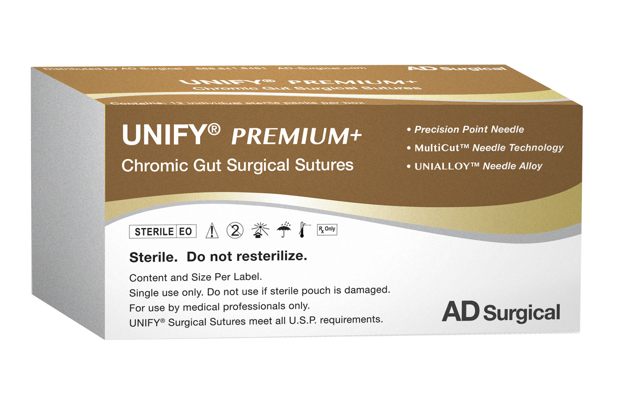 Unify Premium+ Chromic Gut Surgical Sutures