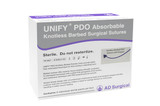 Barbed PDO Surgical Suture, Size 2/0, 18" Thread with 36mm 1/2 Circle Taper Point Needle. Violet. Box of 6. Clearance (No Return) Barbed PDO Surgical Suture, Size 2/0, 18" Thread with 36mm 1/2 Circle Taper Point Needle. Violet. Box of 6. Clearance (No Return)