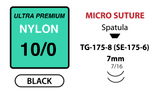 Ultra-Premium Nylon MicroSutures, Size 10/0 XXS-N1012S7D