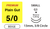 Premium+ Plain Gut Surgical Sutures, Size 5/0, 18" Thread with Double Armed 13mm 3/8 Circle R/C Needle. Beige. Box of 12.