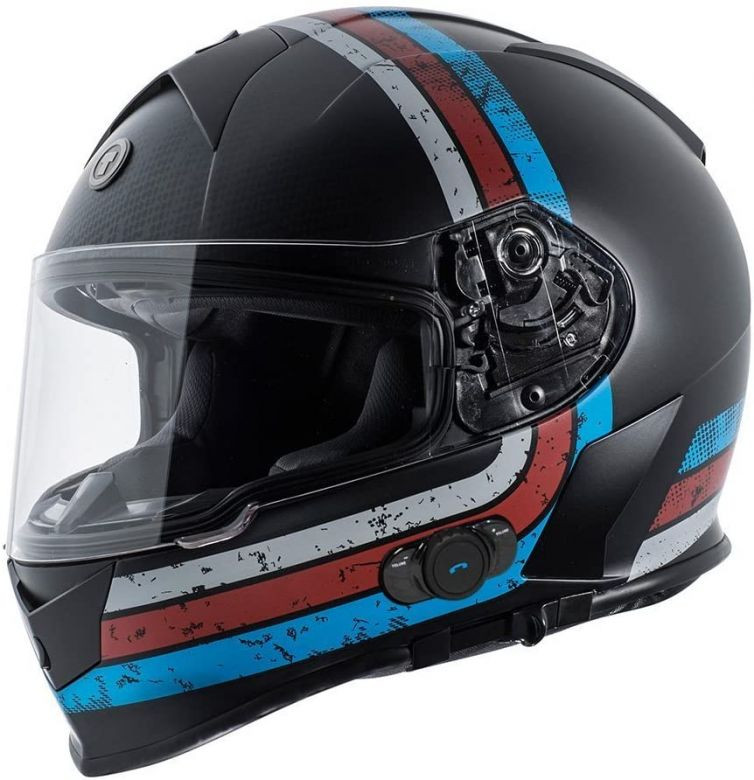 torc t14b bluetooth integrated mako full face helmet