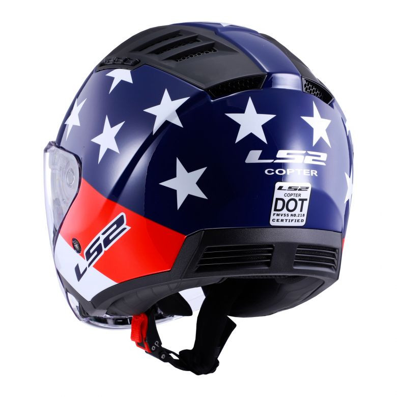 LS2 Copter American Helmet - Motorcycle Closeouts by Rider