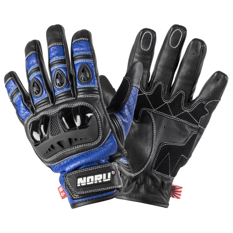 Noru Furo Perforated Leather Gloves - Motorcycle Closeouts by