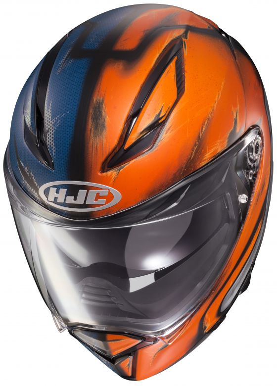 HJC F70 Deathstroke Full-Face Street Helmet MD / Orange/Blue HJC F70 Deathstroke Full-Face Street Helmet MD / Orange/Blue