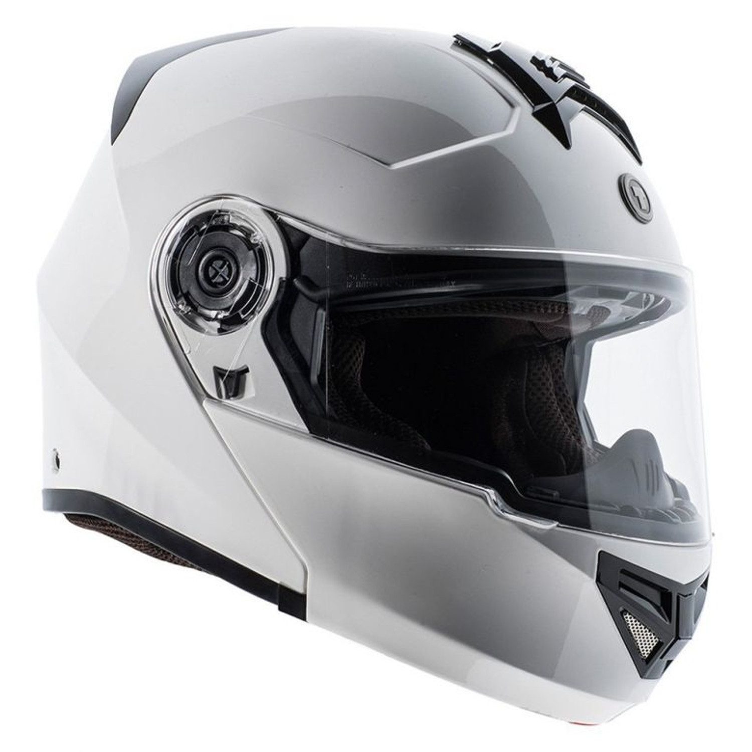 Torc Racing T27 Modular Helmet Avenger White Motorcycle