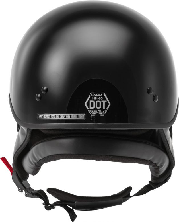 gmax 65s motorcycle helmet Matte Black/Silver HH-65 Naked Rose Half Designed to provide a modern GMAX HH-65 Half Helmet Torque