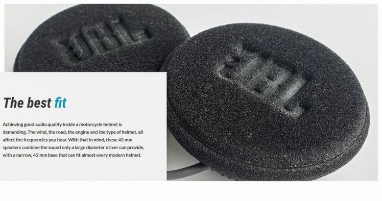 Cardo Packtalk Audio Kit - 45mm JBL Speaker Set - Motorcycle