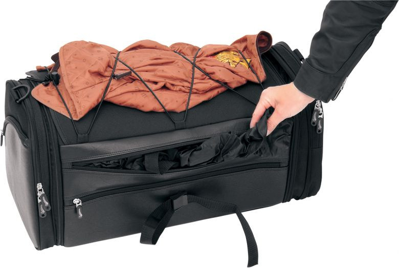 Saddlemen TR3300DE Deluxe Rack Bag - Motorcycle Closeouts by Rider