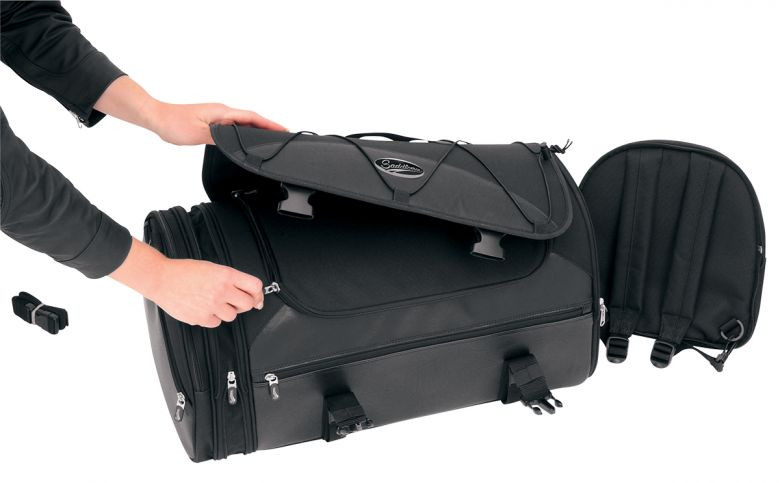 Saddlemen TR3300DE Deluxe Rack Bag - Motorcycle Closeouts by Rider