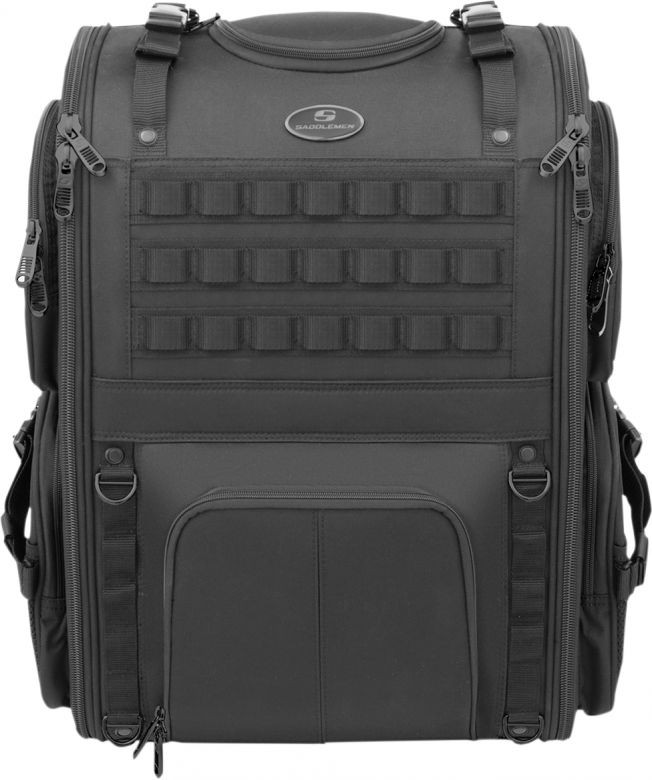 Saddlemen S3500 Tactical Sissy Bar Bag - Motorcycle Closeouts by