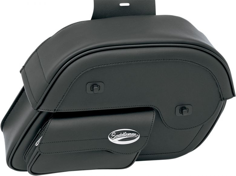 Saddlemen Cruisn Slant Face Pouch Saddlebags - Large - Motorcycle