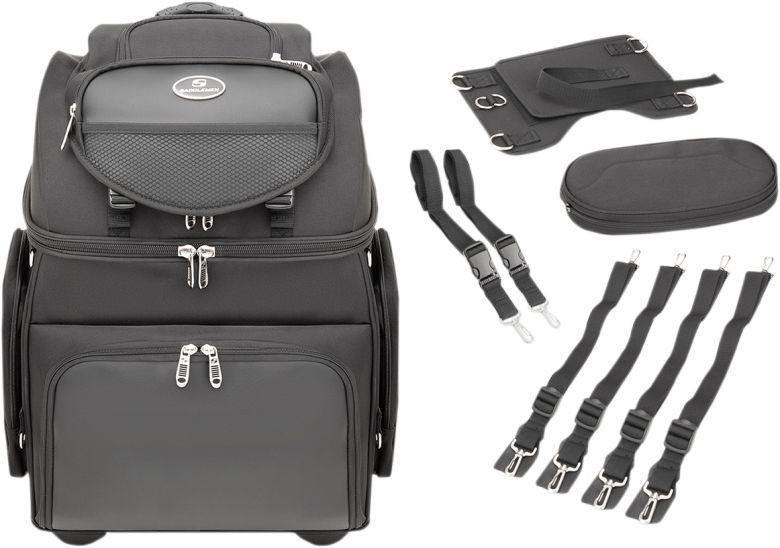 Saddlemen BR4200 Sissy Bar Bag - Motorcycle Closeouts by Rider