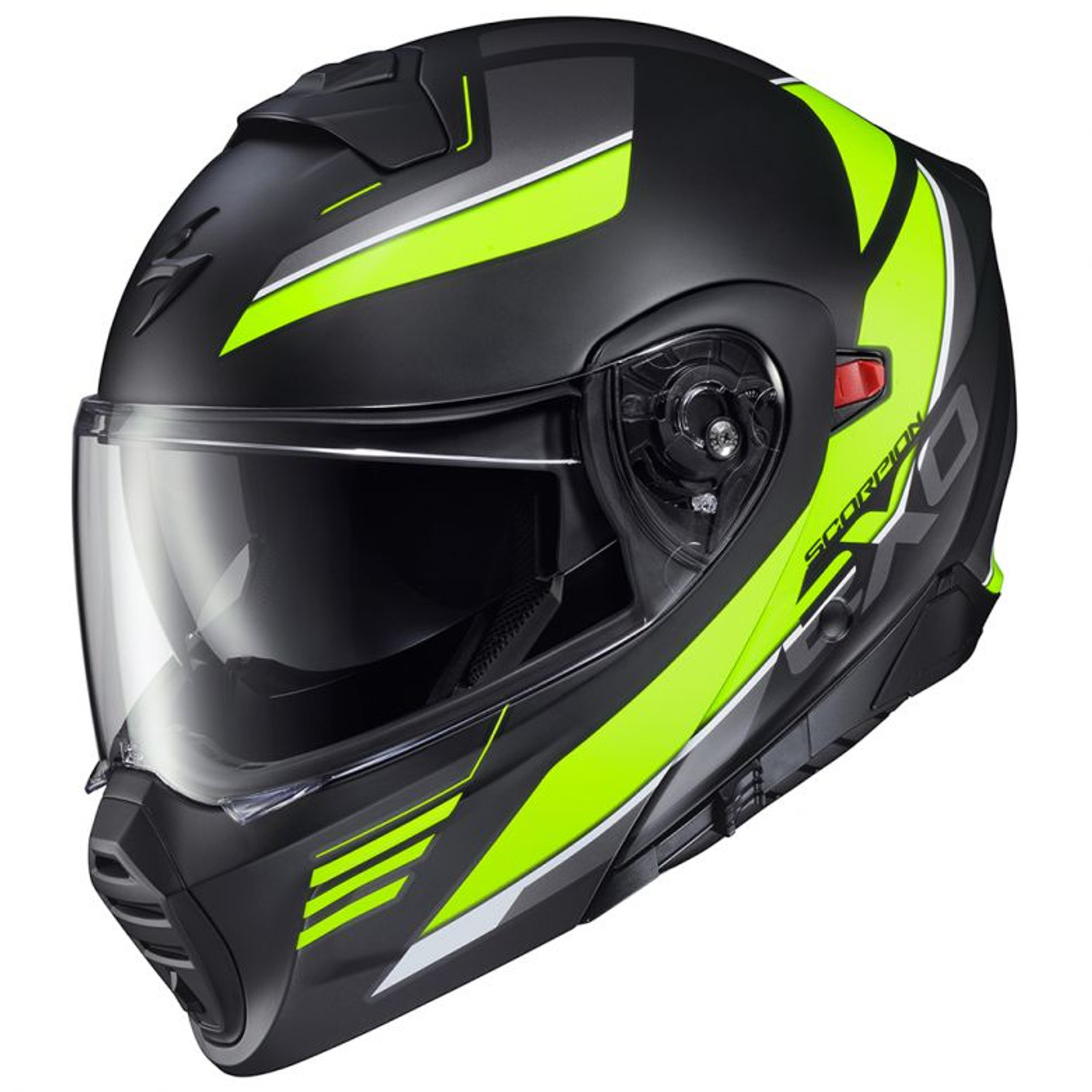 トップス gibous SNAKE SCORPION TRAINER BLACK Scorpion EXO GT930 Modular Transformer Helmet - Modulus Hi