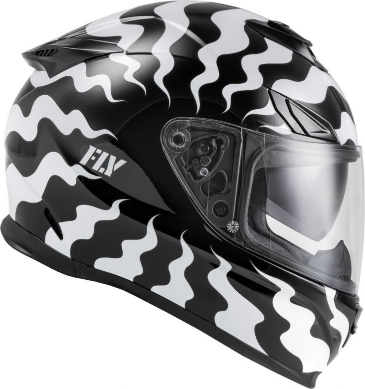 fly street tourist motorcycle helmet Racing Revolt Liberator Dry comfort liner and cheeks pads Fly Racing Street Tourist Solid