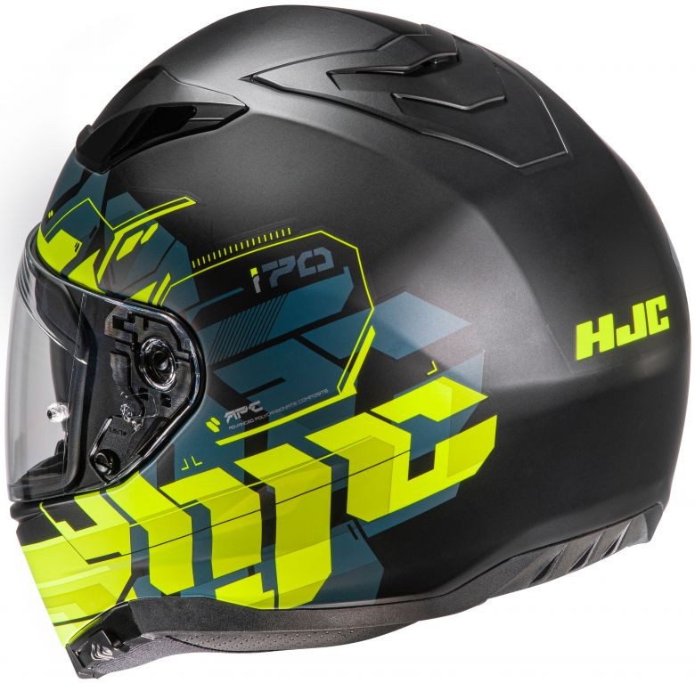 しおん HJC i70 Alligon Helmet | Red & Blue Motorcycle Helmet