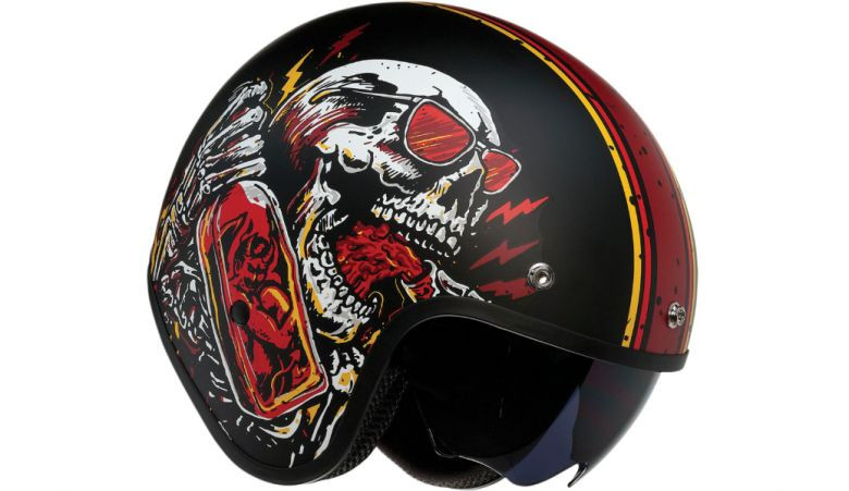 custom painted airbrushed motorcycle helmets Custom Airbrush Painted Skull Motorcycle Helmet, Ghost Rider Art, Full Face  (DOT/ECE Certified)