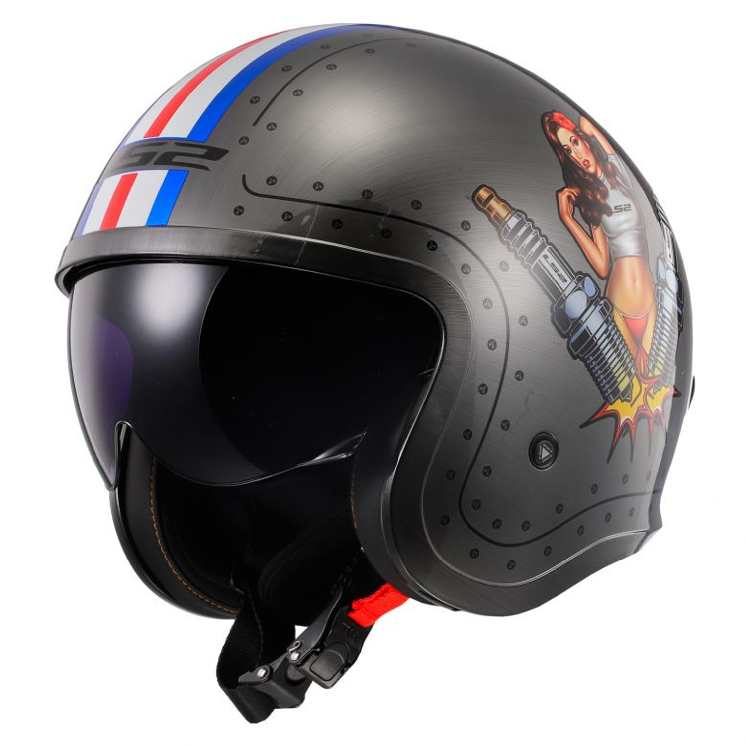 【未使用タグ付き】LS2 SPITFIRE スピットファイア BLK サイズXL Amazon | LS2(エルエスツー） SPITFIRE（スピットファイア