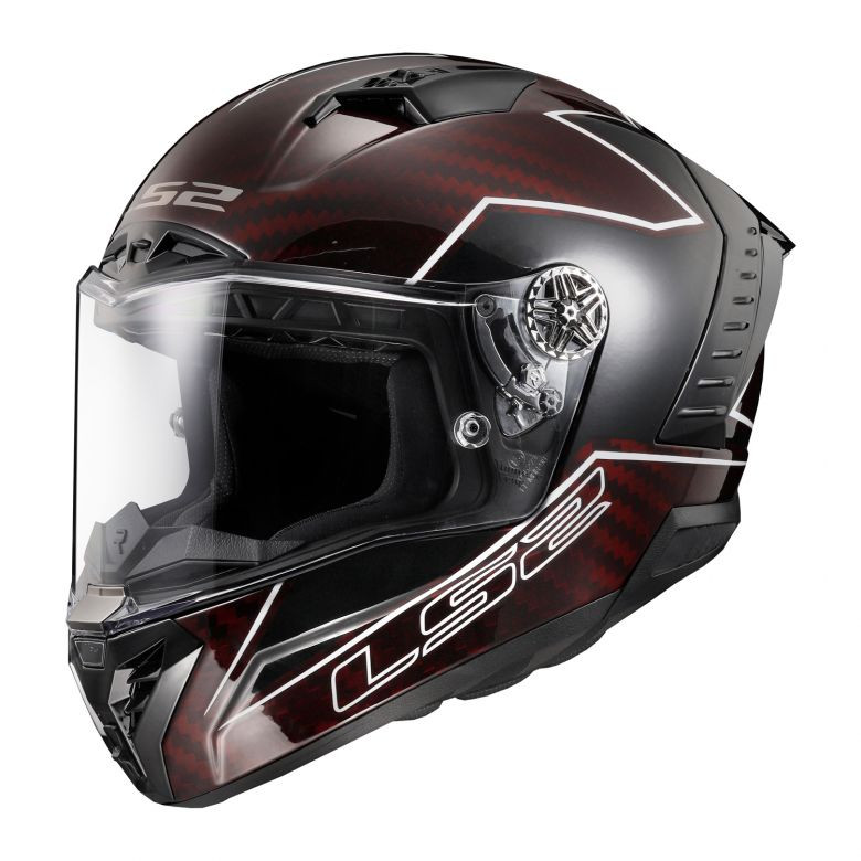 美品LS2 THUNDER CARBON フェイスヘルメット一式 LS2 Thunder Carbon Lightning Helmet - Motorcycle Closeouts by