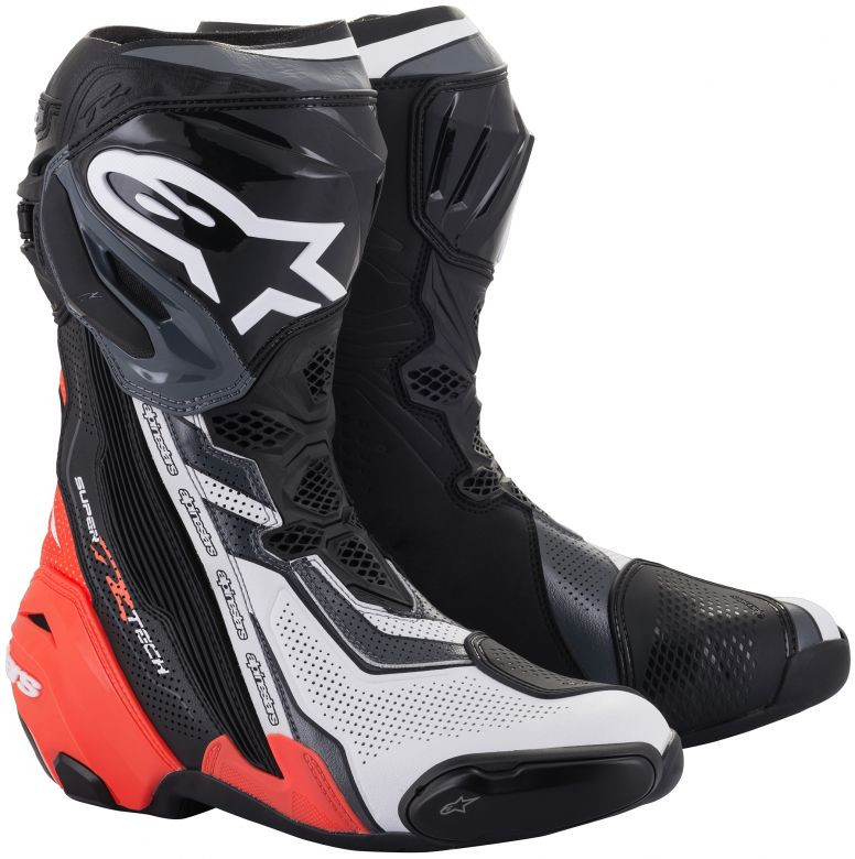 Alpinestars Supertech R V2 Vented Boots - Motorcycle Closeouts by