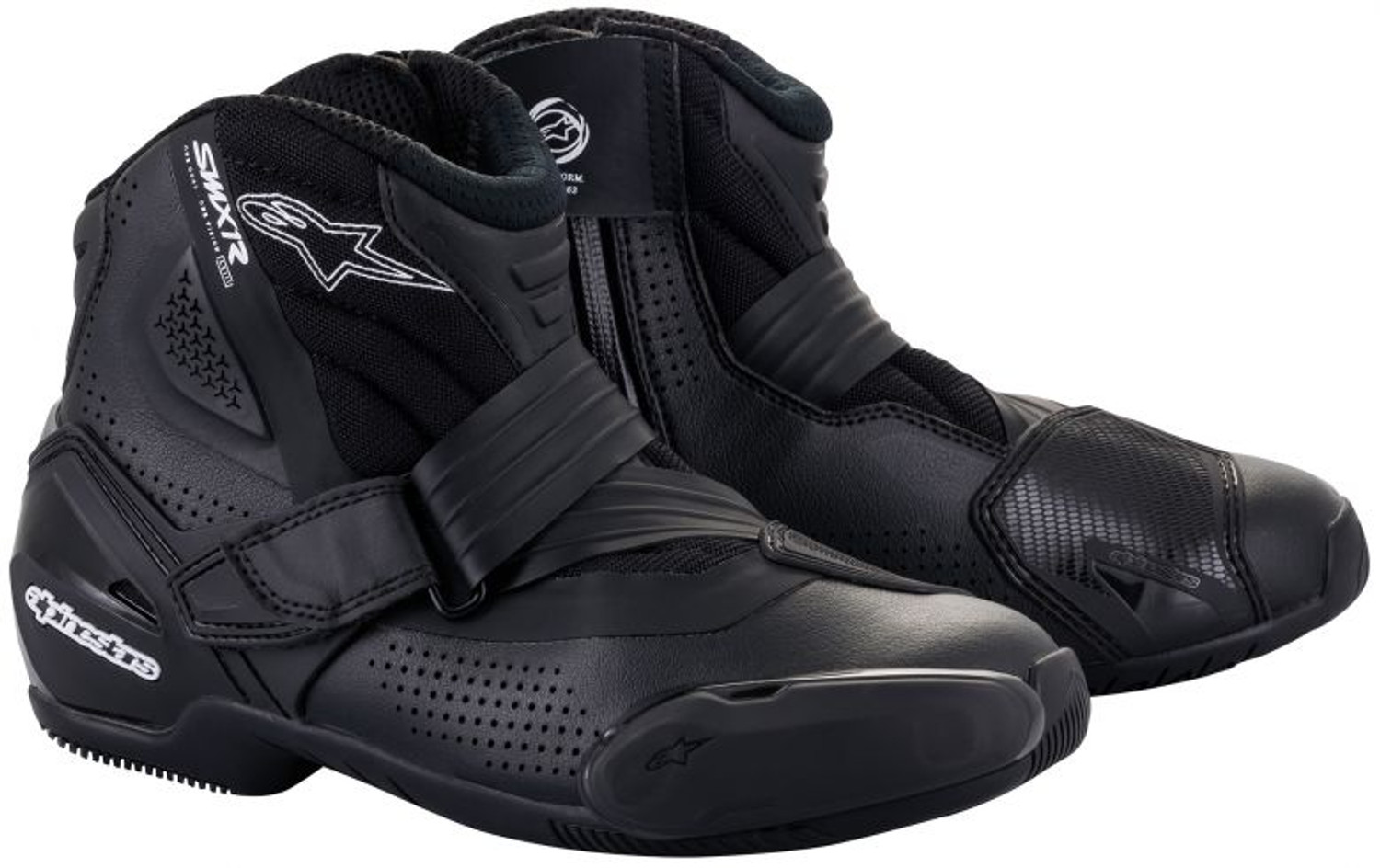 Alpinestars SMX-1 R v2バイクシューズ 黒/白 SMX-1 R V2 Boots - BLACK RACING/SPORT Boots | Alpinestars