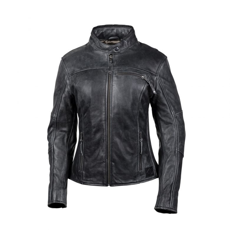 Cortech Boulevard Womens Lolo Black Leather Jacket - Motorcycle