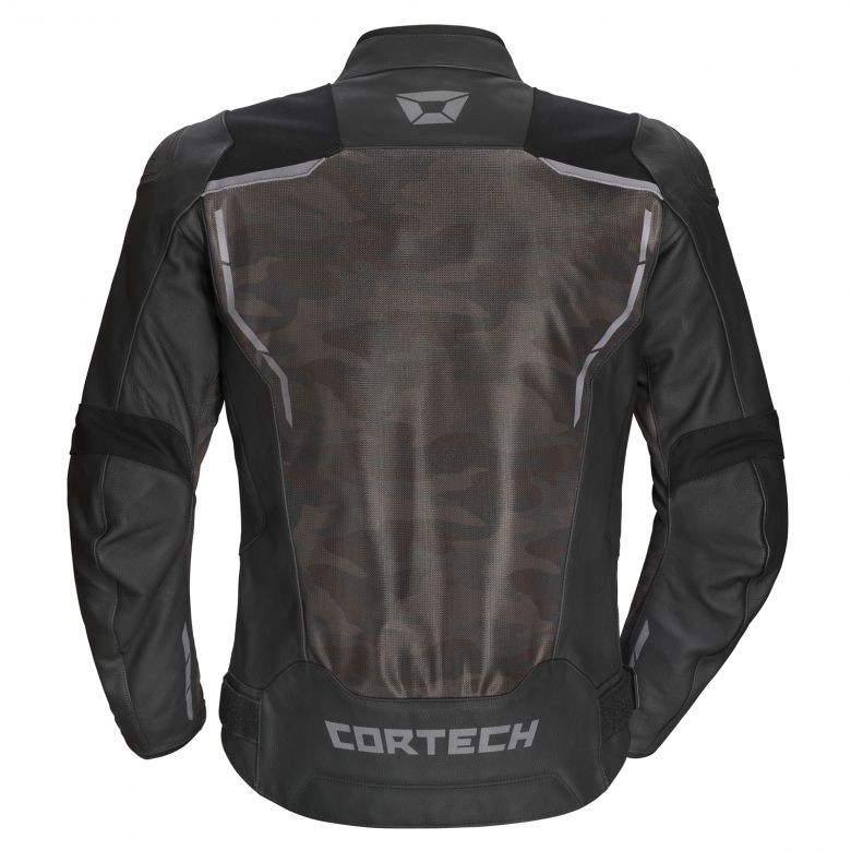 Cortech Speedway Vader Leather Mesh Jacket Motorcycle Closeouts