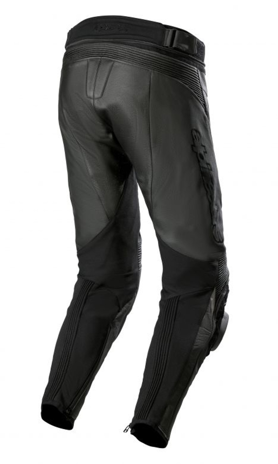 A photograph showing the latest Alpinestars Missile Air leather motorcycle  pants with perforated panels for summertime riding and racing on track   Motorcycle Gear Hub