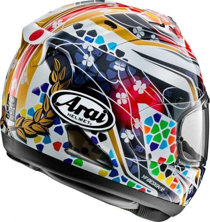 Arai Corsair-X Nakagami-3 Helmet - Motorcycle Closeouts by Rider