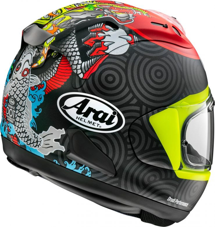 Arai Corsair-X Tatsuki Helmet - Motorcycle Closeouts by Rider