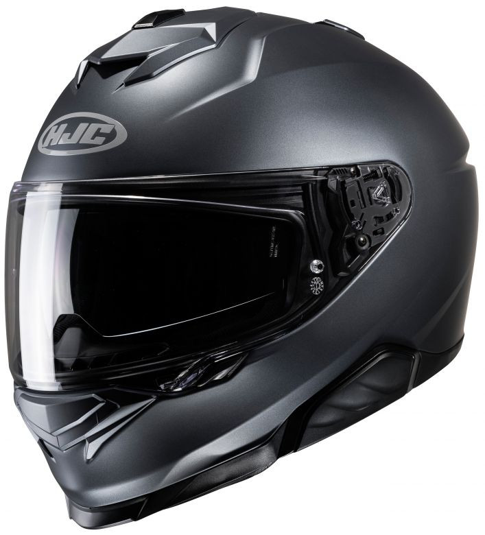 HJC フルフェイスヘルメット i 71 グレー PSC認証 HJC i71 Mattes and Metallics Helmet - Motorcycle Closeouts by