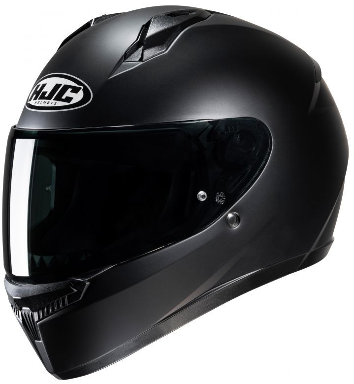 HJC C10 Semi-Flat Black Helmet - Motorcycle Closeouts by Rider