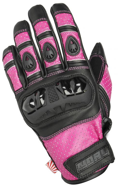 Noru Womens Furo Perforated Leather Gloves - Motorcycle Closeouts
