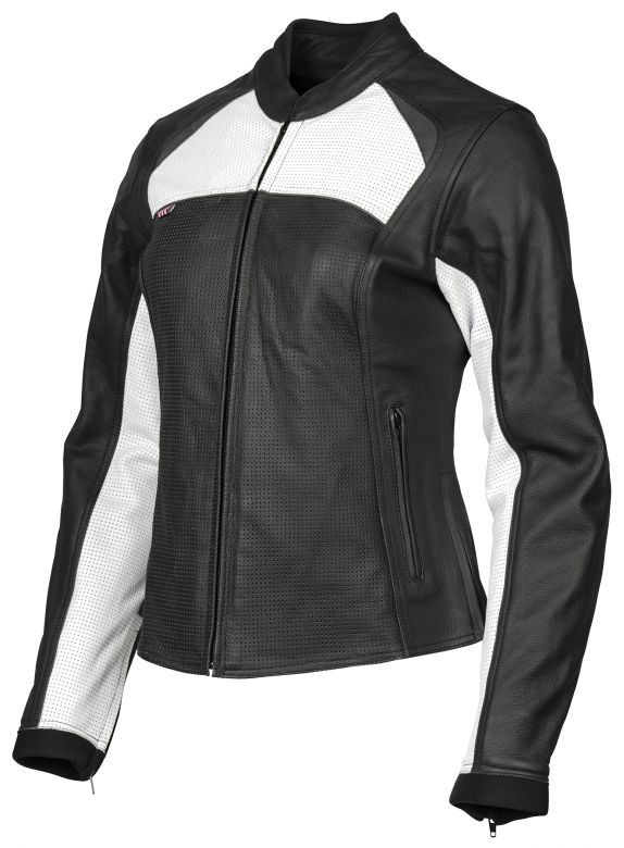 Noru Womens Maruchi Perforated Leather Jacket - Motorcycle