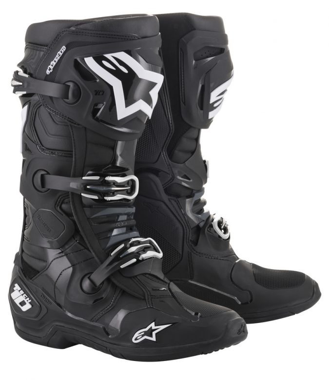Alpinestars Tech 10 Boots with DHCP - Black - Motorcycle Closeouts