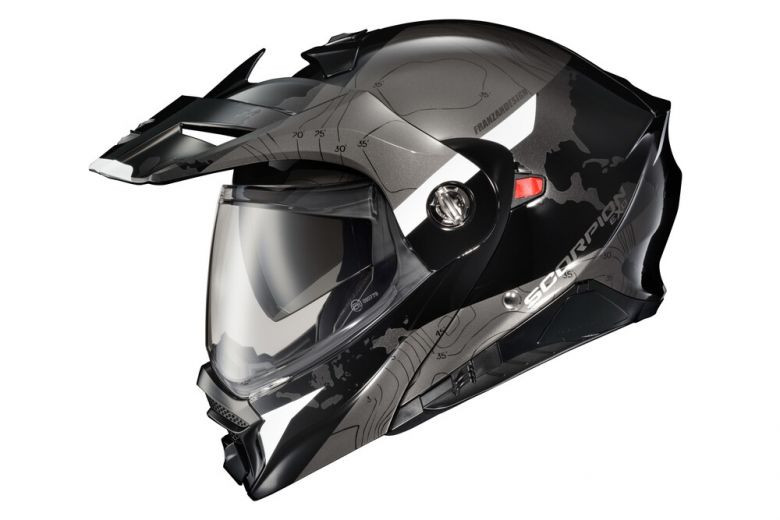 Scorpion EXO AT960 Topographic Modular Helmet - Motorcycle