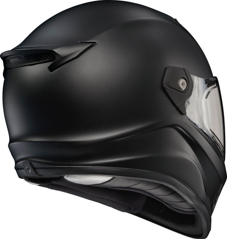 Scorpion Covert FX Solid Matte Black Helmet - Motorcycle Closeouts