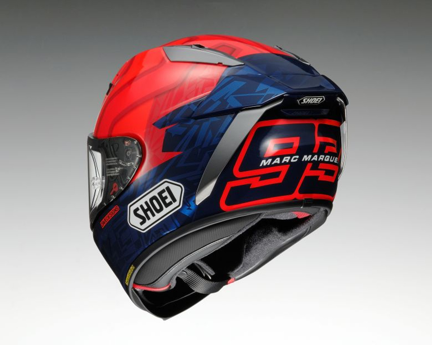 セキュリティ・セーフティ X-Fifteen MARQUEZ DAZZLE Shoei X-15 Marquez Dazzle Helmet - RevZilla