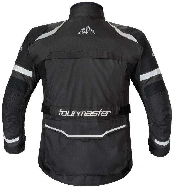ジャケット・アウター knuthmarf layered motorcycle coat black Tour Master Mariner Laminated Jacket - Black - Motorcycle