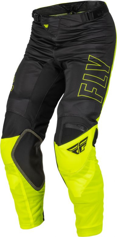 Fly Racing Kinetic Mesh Fuel Hi-Viz Black Pants - No Shipping to
