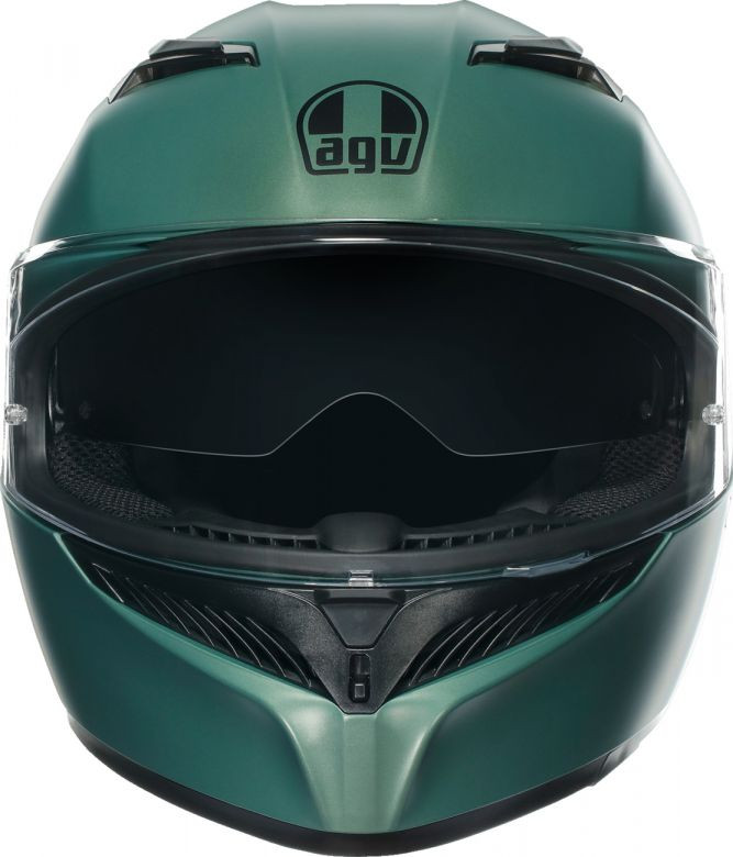 AGV K3 Matte Black Helmet - Motorcycle Closeouts by Rider Approved LLC