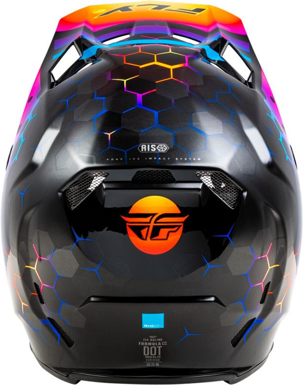 fly graffix motorcycle helmet Racing Blue/Charcoal/White Kinetic Drift Durable and lightweight polymer shell @tbd.mx helmet graphics , Quick