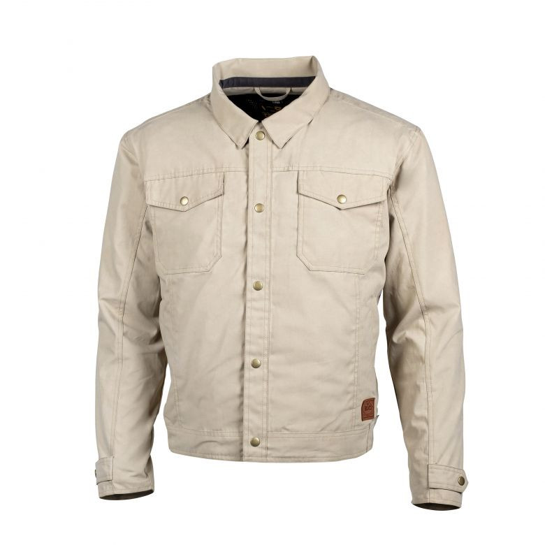 Cortech Boulevard Denny Canvas Riding Jacket with Kevlar - Camel