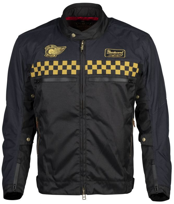 Cortech Boulevard Hi-Boy Jacket Navy Motorcycle Closeouts by