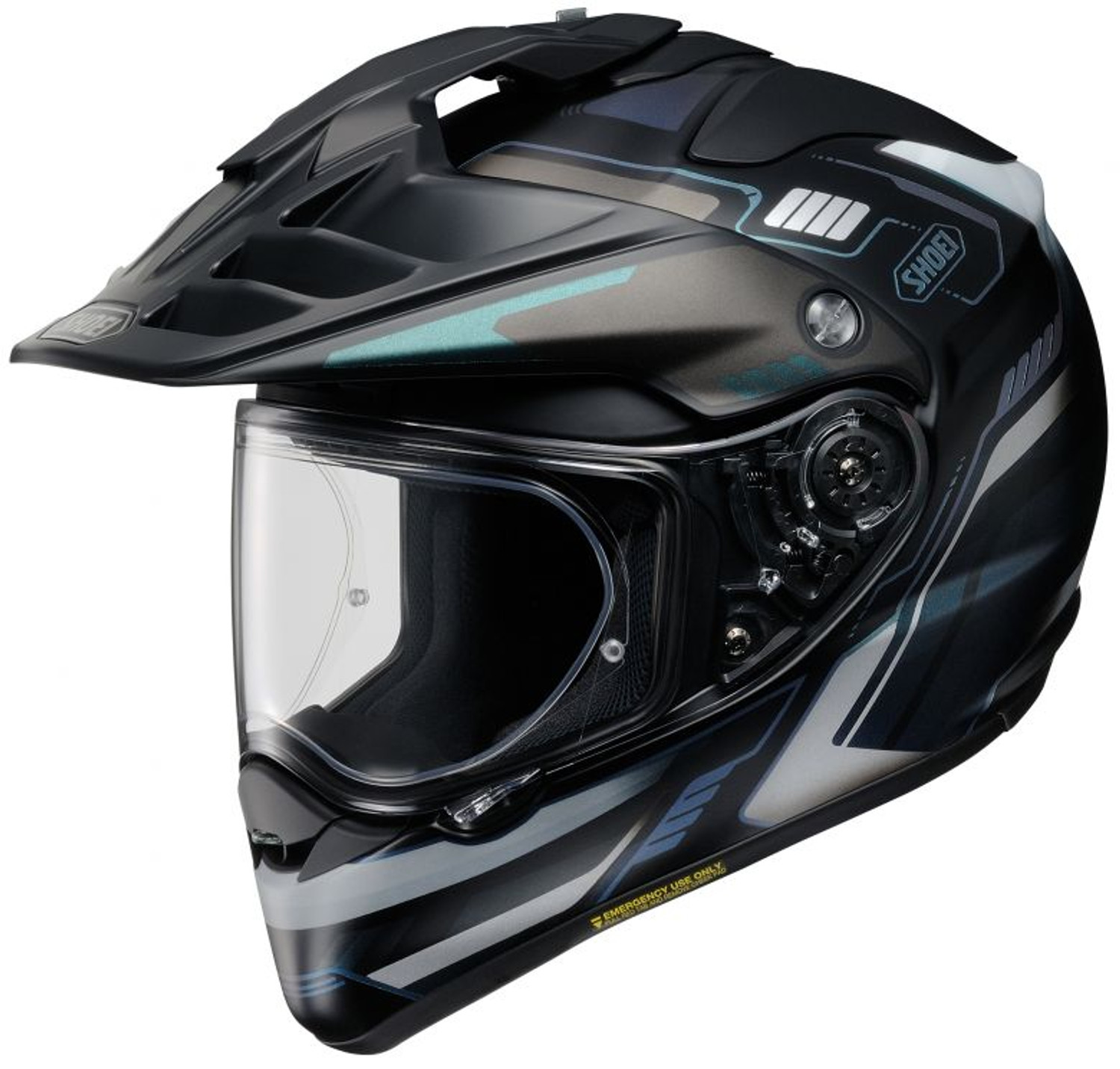 セキュリティ・セーフティ SHOEI HORNET ADV 2021 Shoei Hornet X2 Invigorate Dual Sport Helmet - Motorcycle