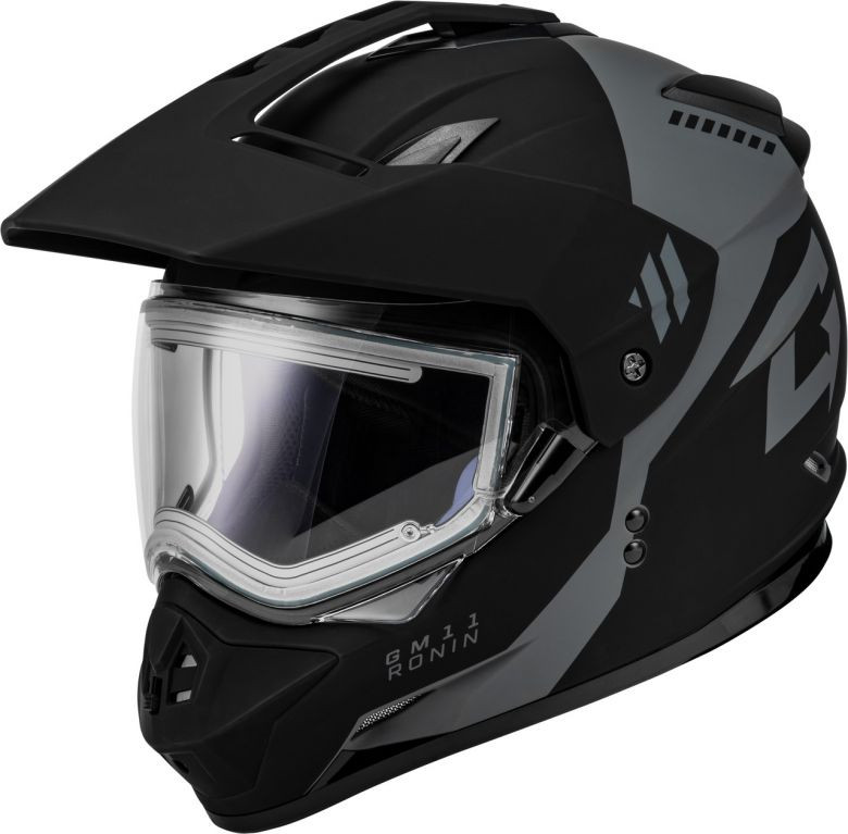 GMax GM11S Ronin Dual Sport Snow Helmet Dual Shield Motorcycle