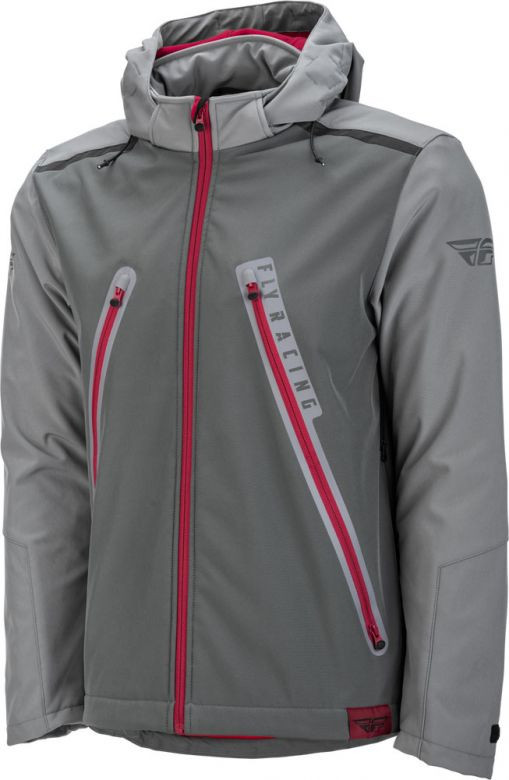 Fly Racing Carbyne Grey Motorcycle Jacket - Motorcycle Closeouts